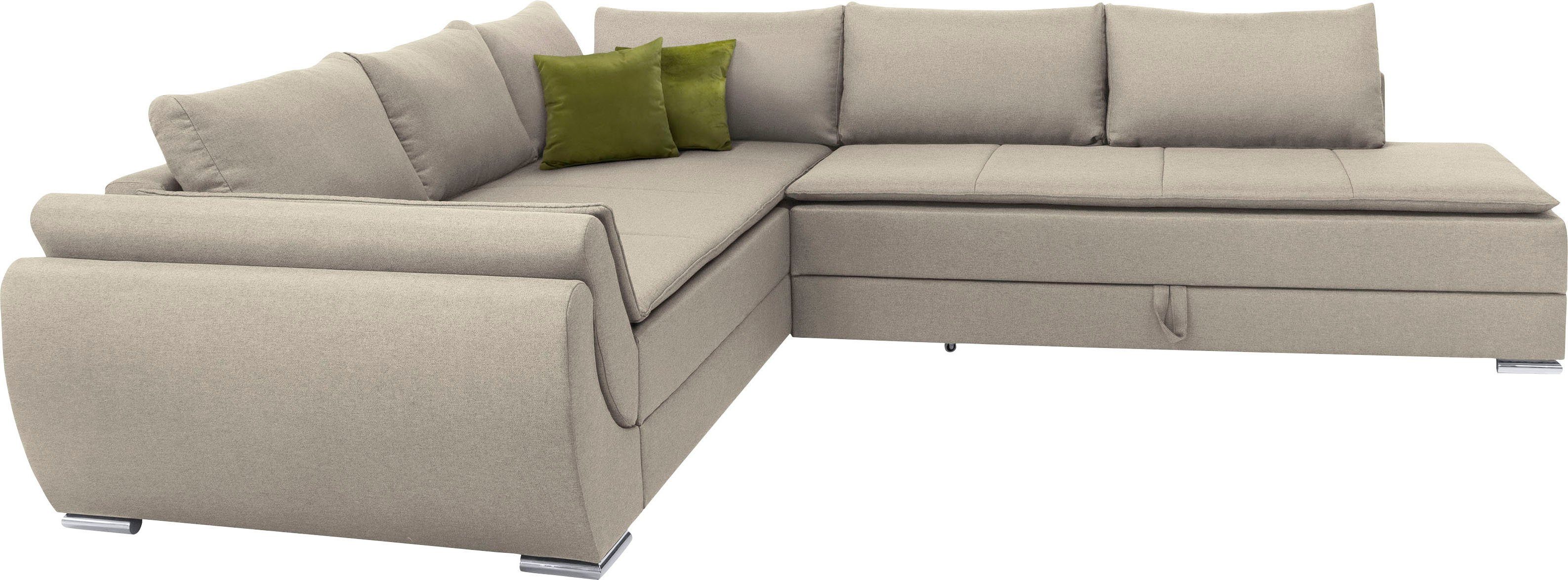 INOSIGN Ecksofa Göteborg, mit Boxspring-Bettfunktion und günstig online kaufen