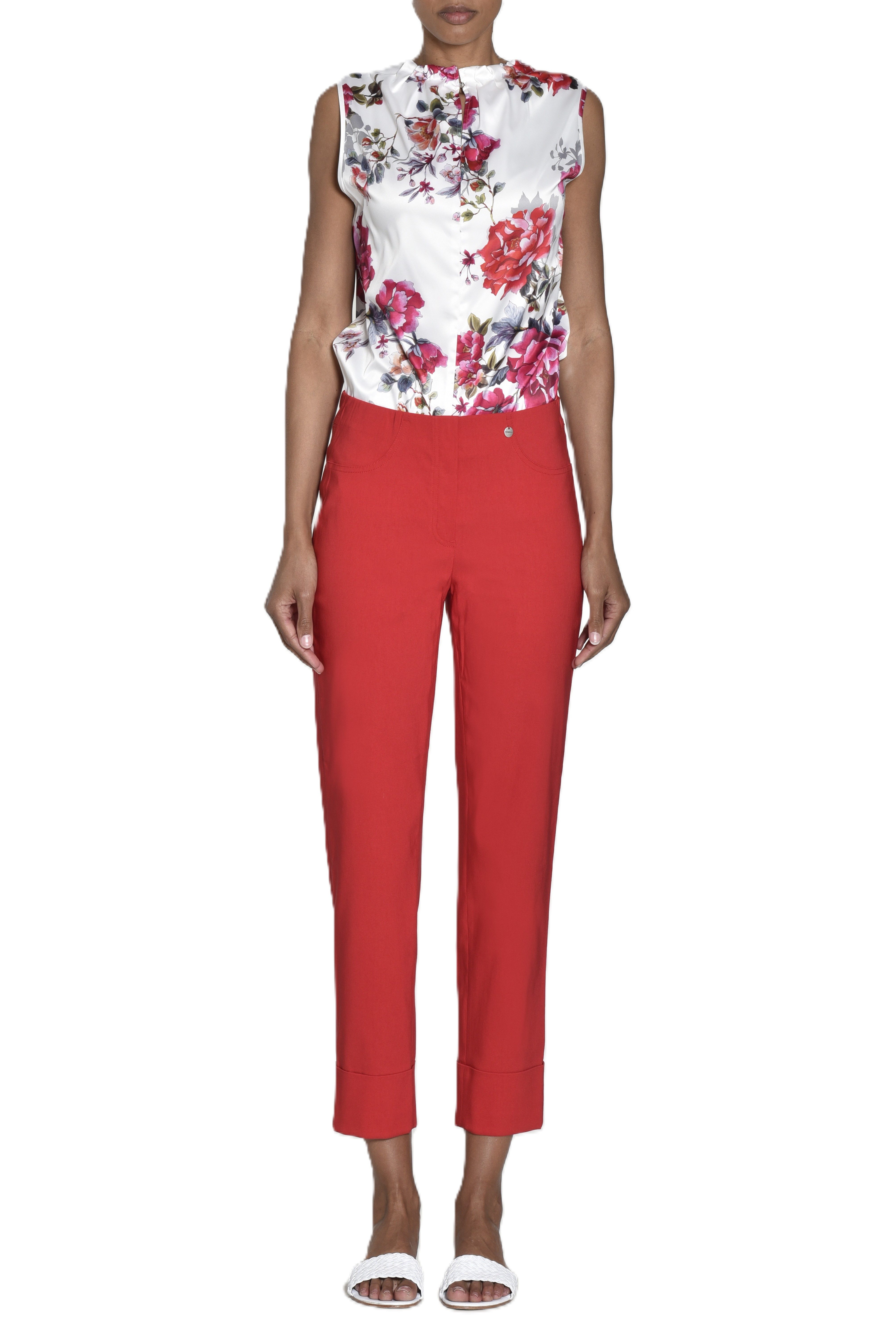 ROBELL Stoffhose Style BELLA 7/8 Bengaline extrem bequem günstig online kaufen