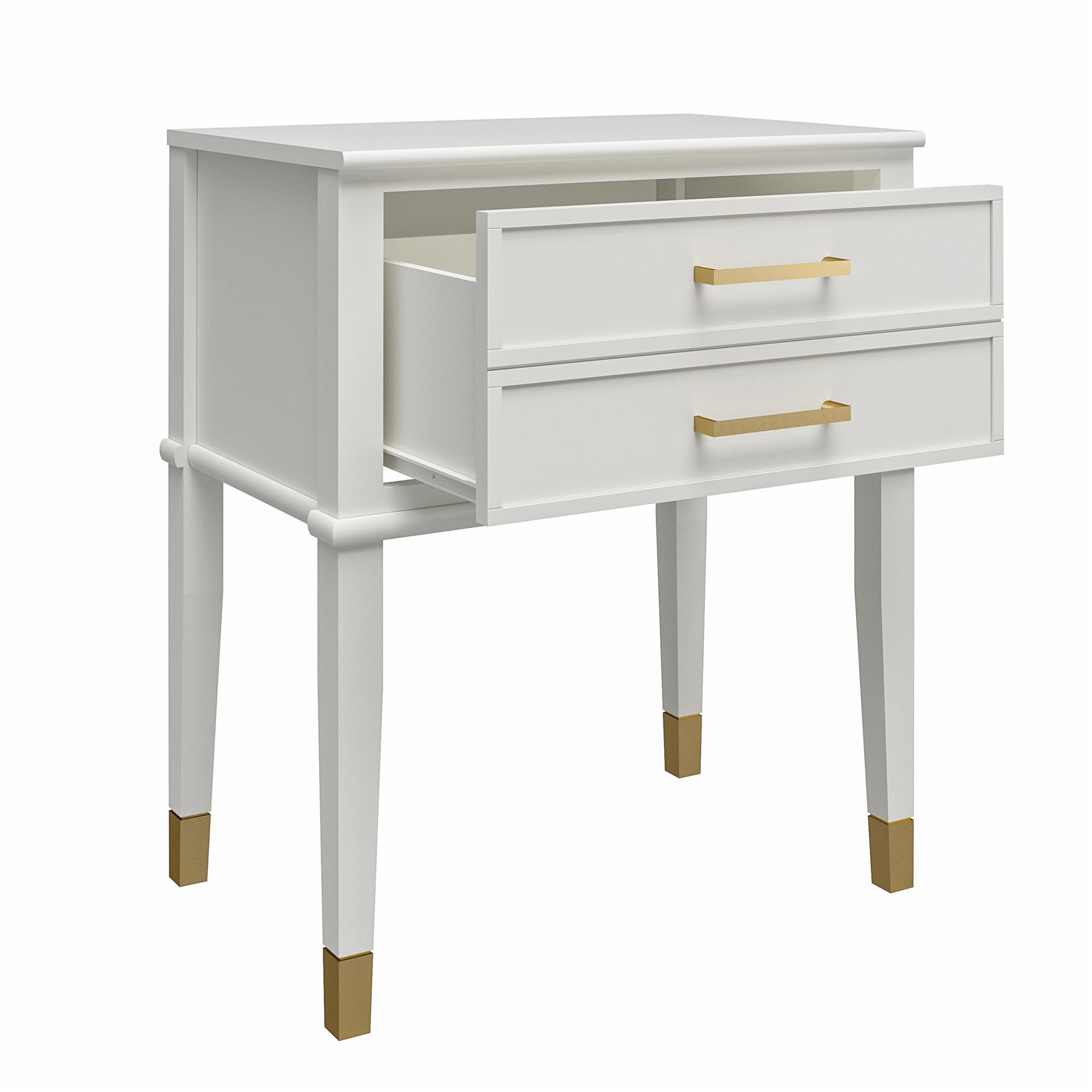 loft24 Beistelltisch Westerleigh - Ablagetisch Akzentisch Sofatisch Nachttisch, Beistellschrank, Nachttisch, Nachtschrank mit Schublade, Breite 60 cm