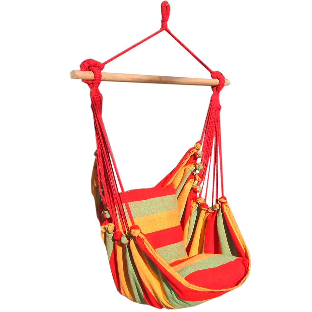Garden Pleasure Подвесноые стулья Подвесноые стулья TOBAGO rot/grün/gelb Hängesitz (Stück, 1), B85xH120xT60 cm