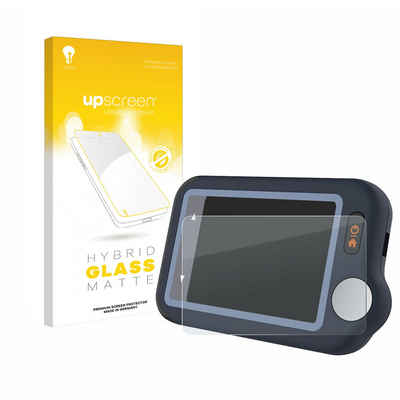 upscreen flexible Panzerglasfolie für Wellue Pulsebit EX EKG, Displayschutzglas, Schutzglas Glasfolie matt entspiegelt