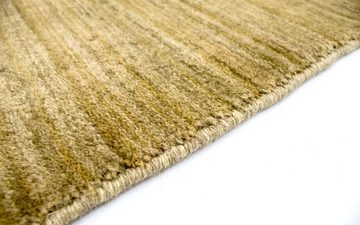 Wollteppich Loribaft Teppich handgewebt braun, morgenland, rechteckig, Höhe: 15 mm, Kurzflor