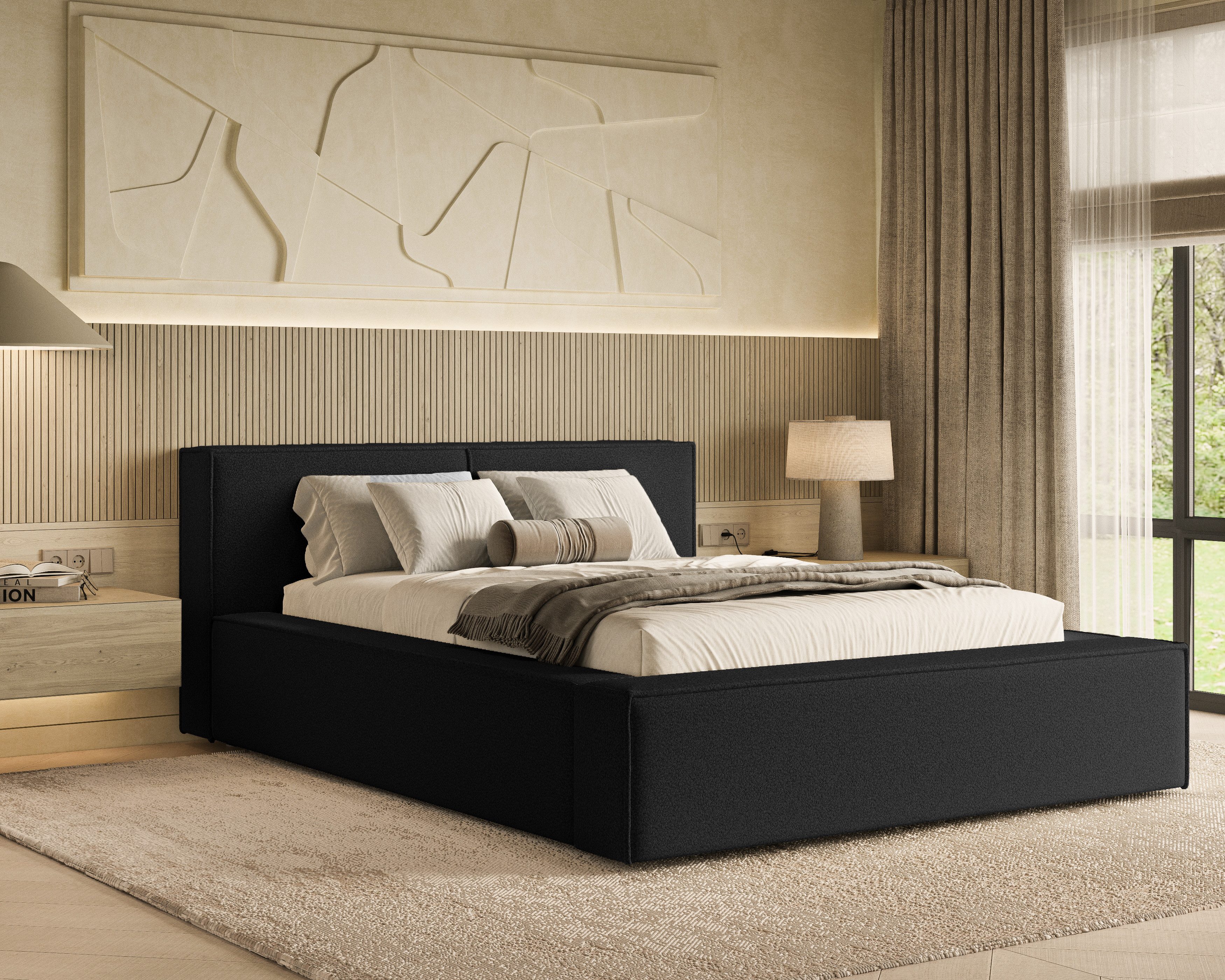 Chilly Möbel Polsterbett Lugano Schwarz Quelle100 günstig online kaufen