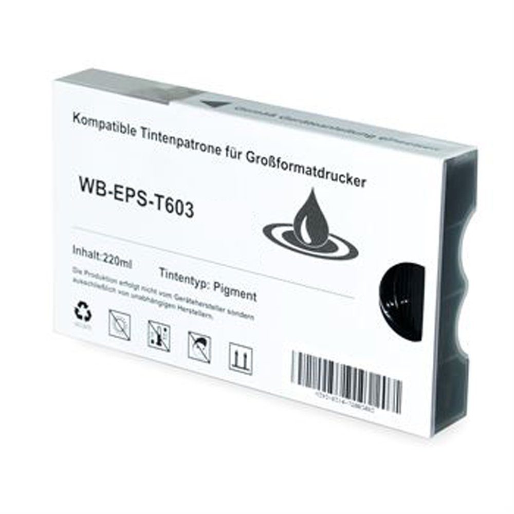 ABC Tintenpatrone (Kompatible Druckerpatrone für Epson T6031 XL Photo Schwarz Stylus)