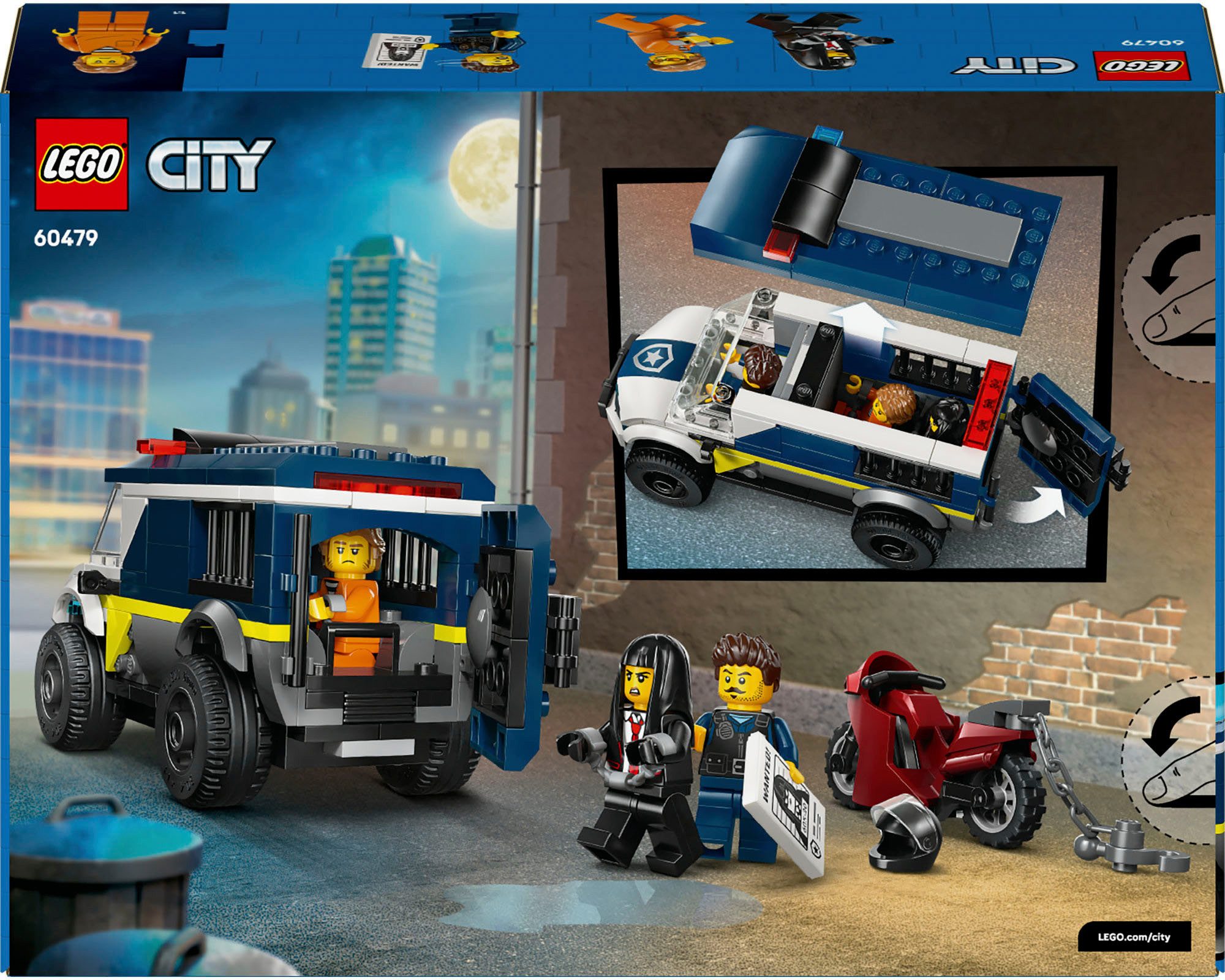LEGO® Gefangenentransporter (60479), LEGO City Konstruktionsspielsteine, (1 günstig online kaufen