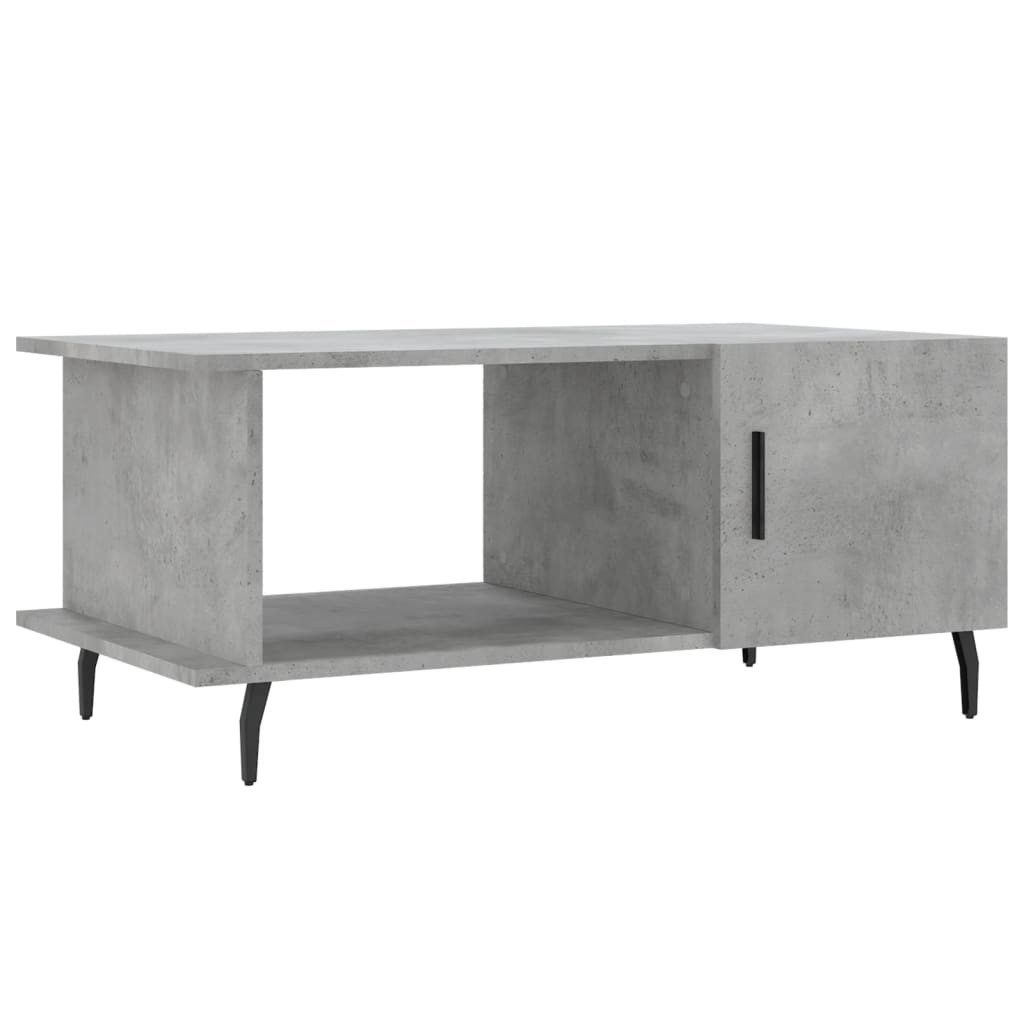 Couchtisch Couchtisch Betongrau 90x50x40 cm Holzwerkstoff