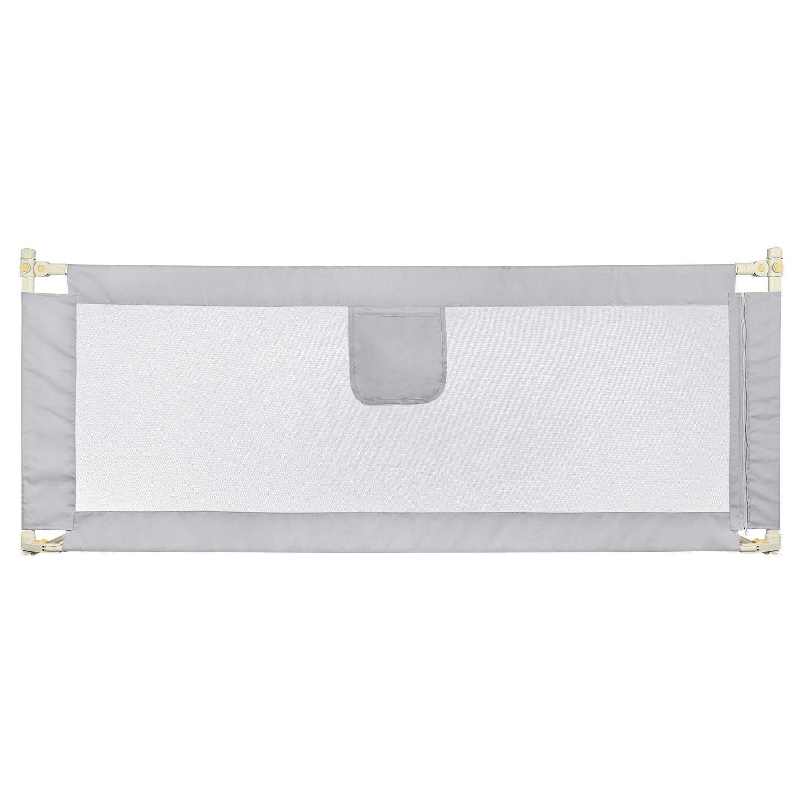 JEOBEST Bettschutzgitter Rausfallschutz Bett, Kinderbettgitter für Kinder, Babybettgitter, (3 St) 150/180/200cm, Rausfallschutz Bettgitter, Höhenverstellbar