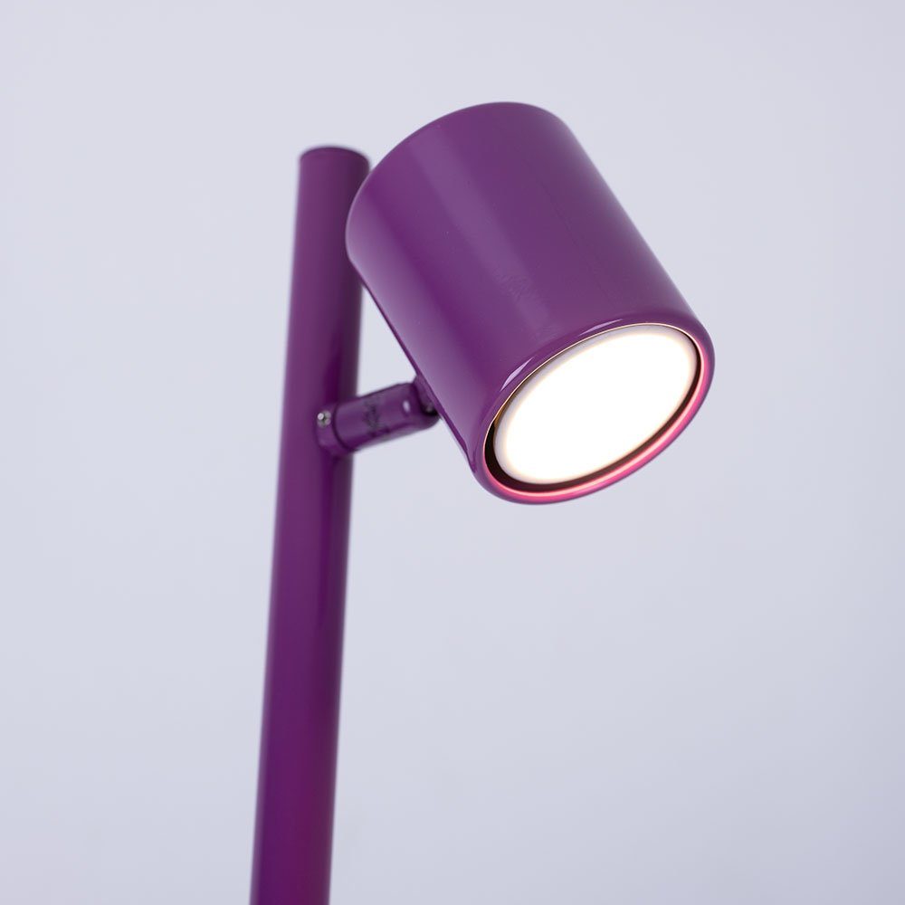 EGLO LED Stand Watt beweglich Steh Stehlampe, Warmweiß, Leuchtmittel Lampe Leuchte 6 Spots Stahl LED inklusive, Lese