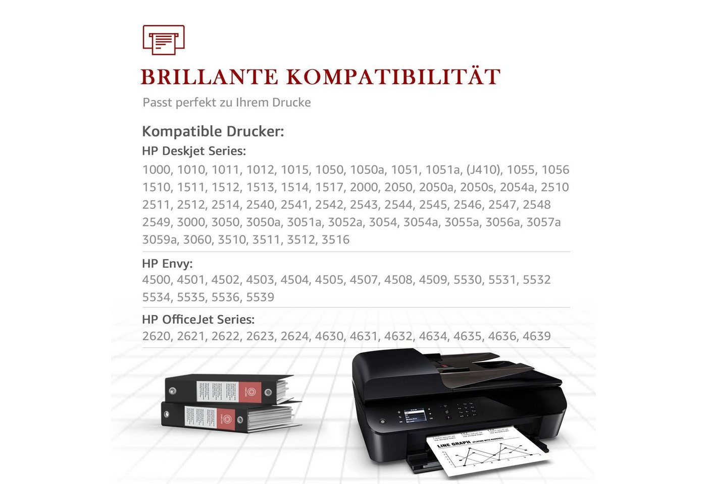 Thumbnail - Toner Kingdom Kompatible für HP 301 XL envy 4502 OfficeJet 4636 Tintenpatrone