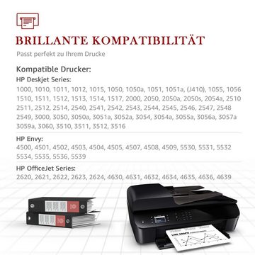 Toner Kingdom für HP 301 XL Tintenpatrone (ENVY 4502 5534 4504 Deskjet 2540 2542)