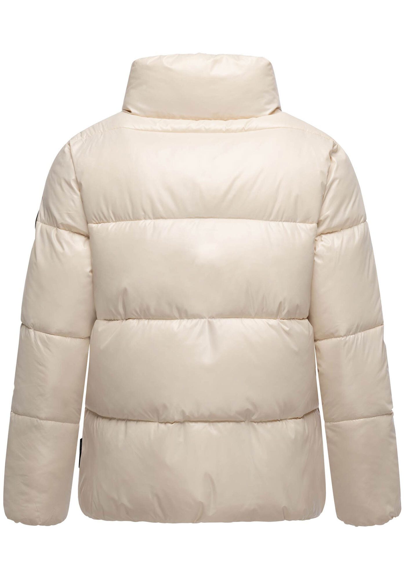 Marikoo Winterjacke Hazalee mit leicht gläzendem Obermaterial und hohem Kragen