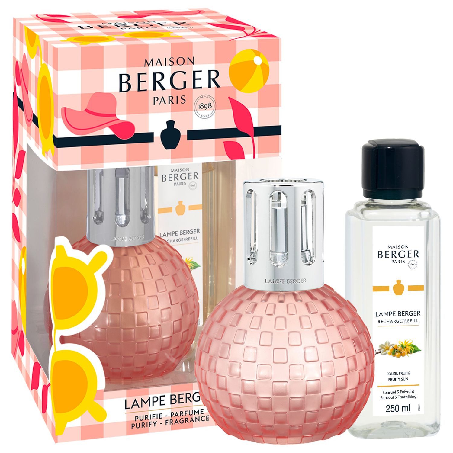 MAISON BERGER PARIS Duftlampe Geschenkset Disco Rosa Gefrostet