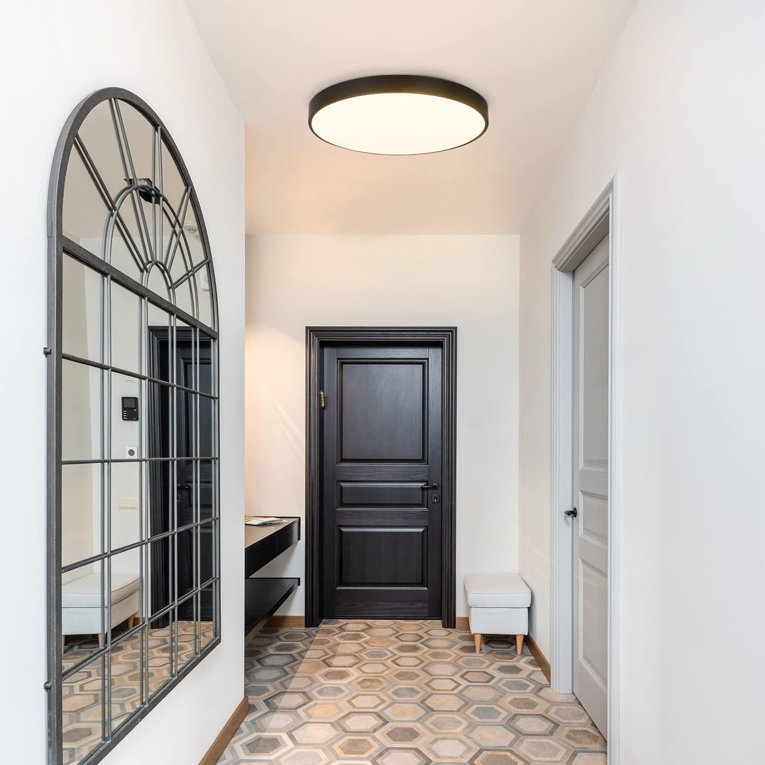 Nettlife LED Panel Badezimmer Rund Modern günstig online kaufen