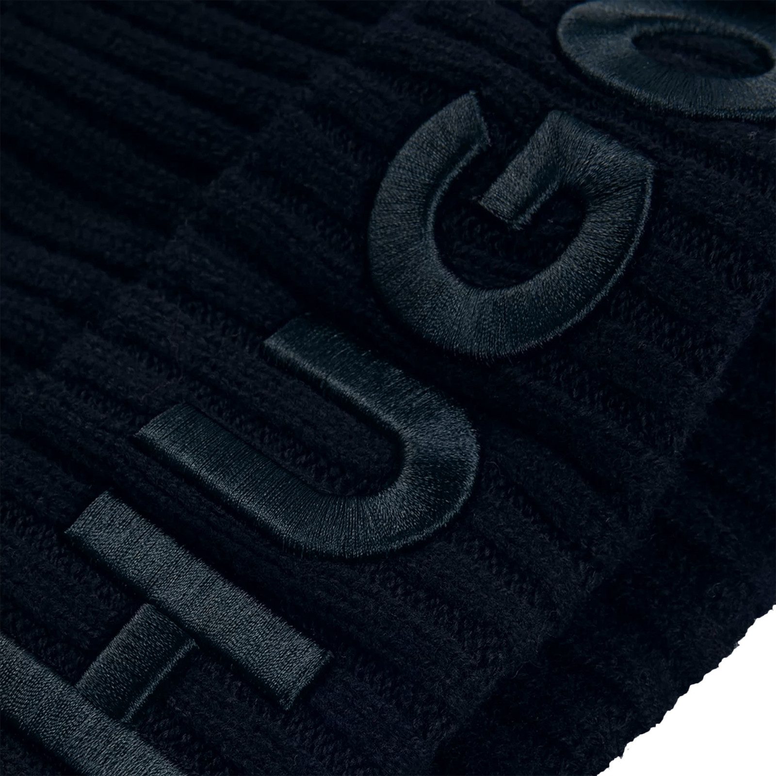 HUGO Strickmütze Unisex-X565-7 mit aufgesticktem Logo