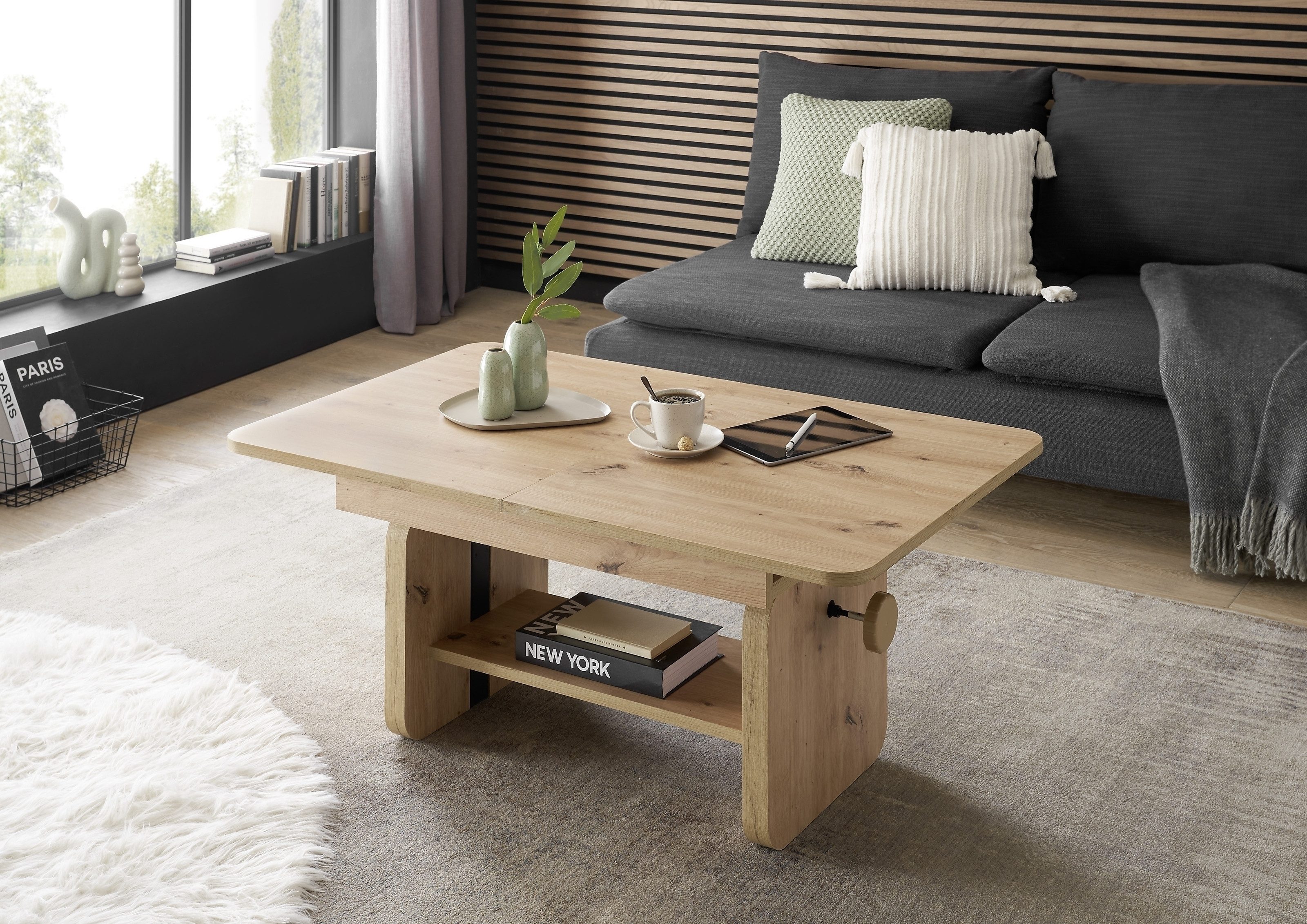 PREISBRECHER Couchtisch Luzern, auszieh / höhenverstellbar, günstig online kaufen