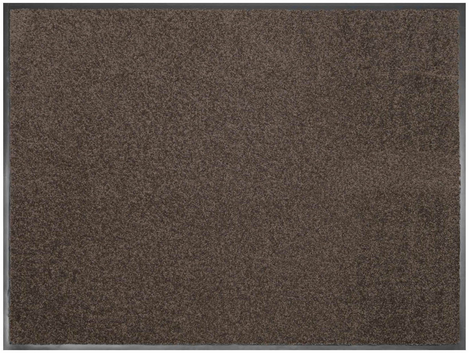 Fußmatte CLEAN, Primaflor-Ideen in Textil, rechteckig, Höhe: 8,5 mm, Schmutzfangmatte, große Farbauswahl, waschbar braun