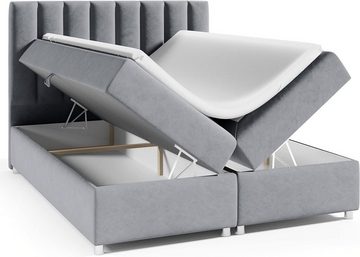 Best for Home Boxspringbett mit Bettkasten Trinity K-10 Bonellfederkern inkl. Topper, mit Lieferung, Aufbau & Entsorgung