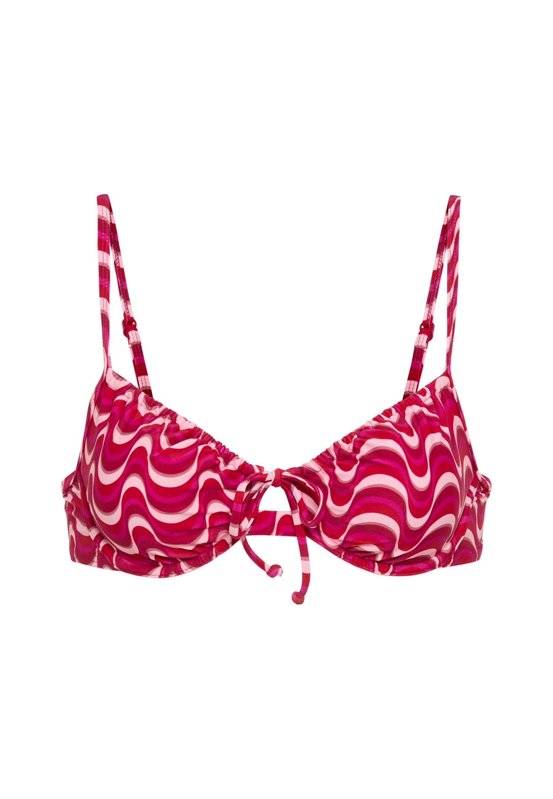 LSCN by LASCANA Bügel-Bikini-Top Echo, mit trendigem Alloverprint
