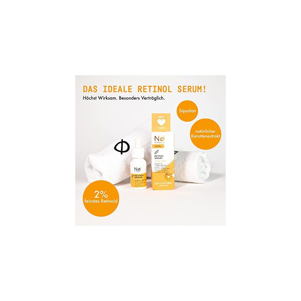 NO Cosmetics Gesichtspflege Nø renew tøday Retinol Serum mit Phyto-Squalan und Retinol