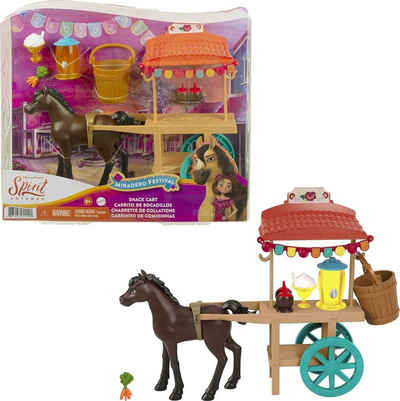 Mattel® Spielfigur Spirit Miradero Festivalstand - Imbiss Stand -. Dreamworks, Pony / Pfer / Ideal als Geschenk