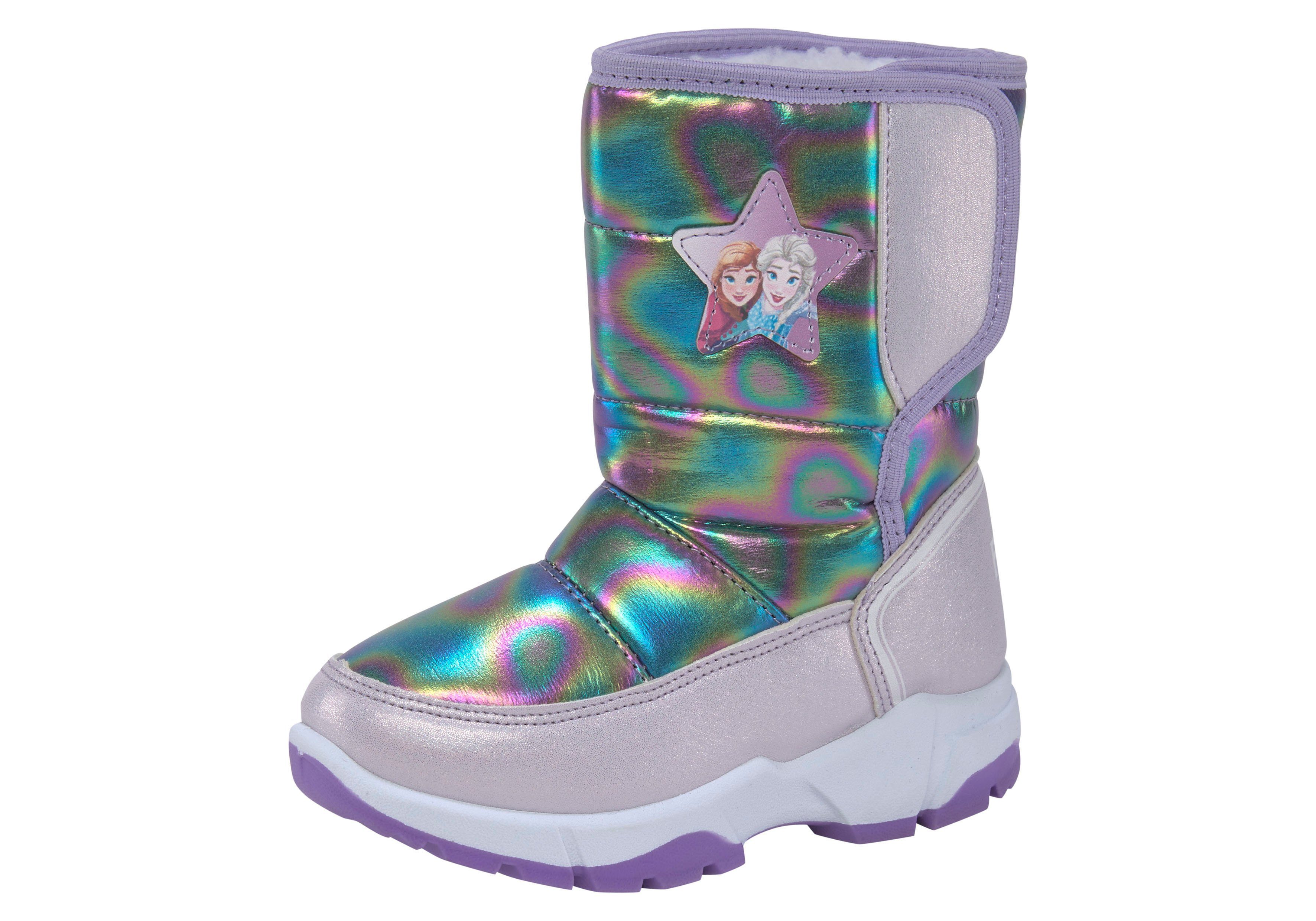 Coole Winterboots von Frozen und Klettverschluss Disney mit Klettverschluss Disney Warmfutter, Winterboots mit