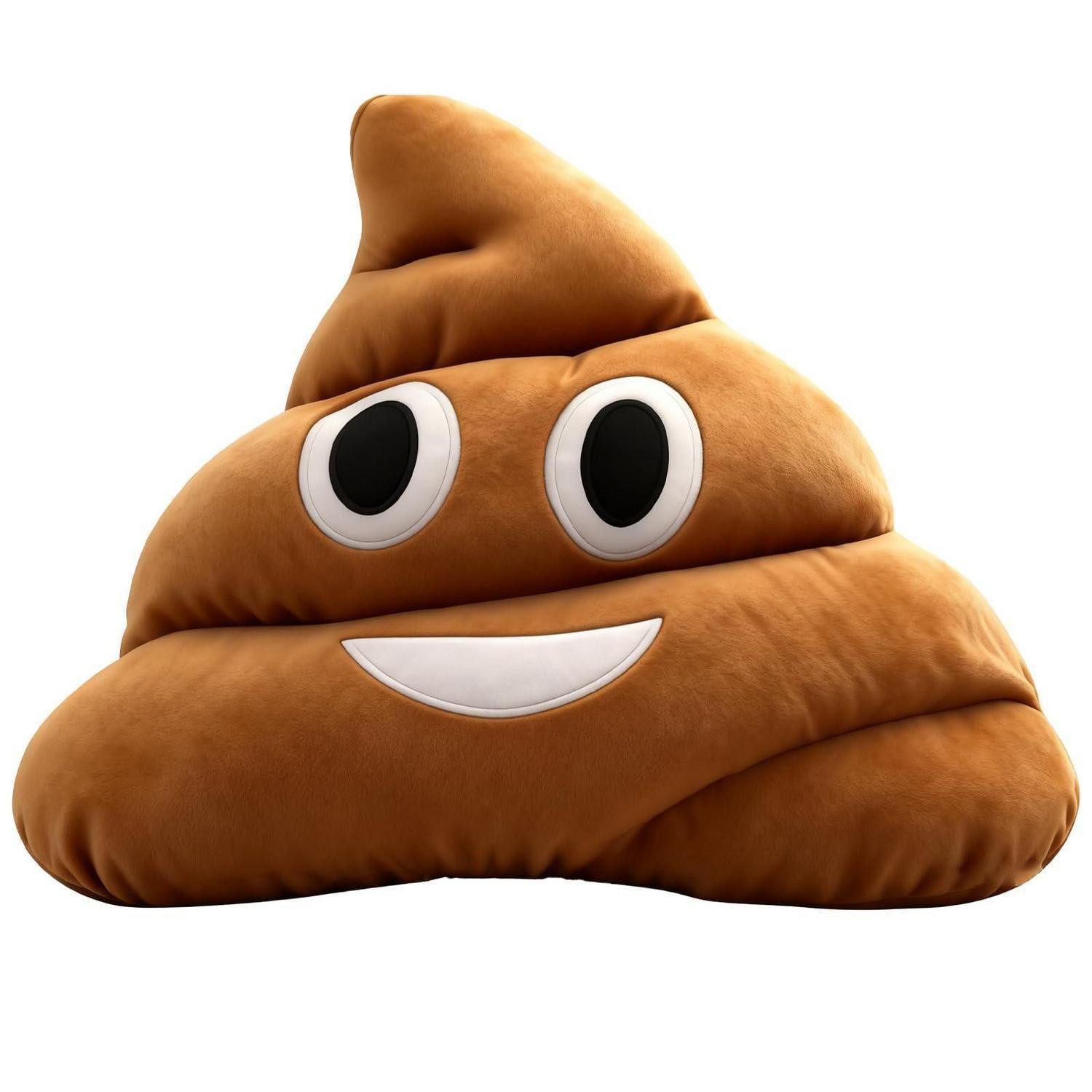 LuxusKollektion Kuscheltier Zierkissen Kackhaufen Emoji 30 cm Plüsch lustiges Geschenk