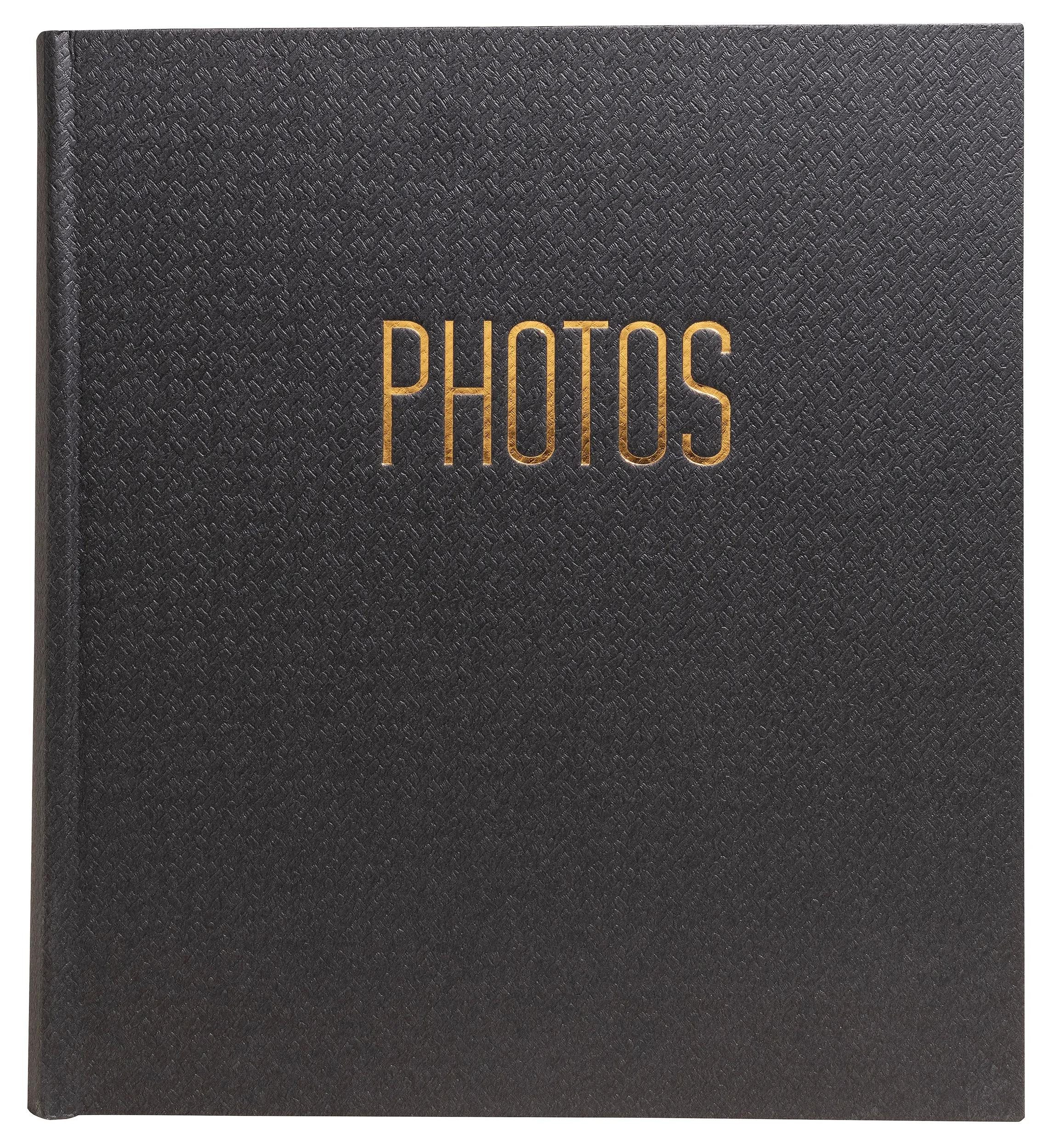 EXACOMPTA Fotoalbum Fotoalbum, 60 Seiten schwarz, 29x32 cm, OfficeByMe - Schwarz - 15601E, Fotoalben Erinnerung