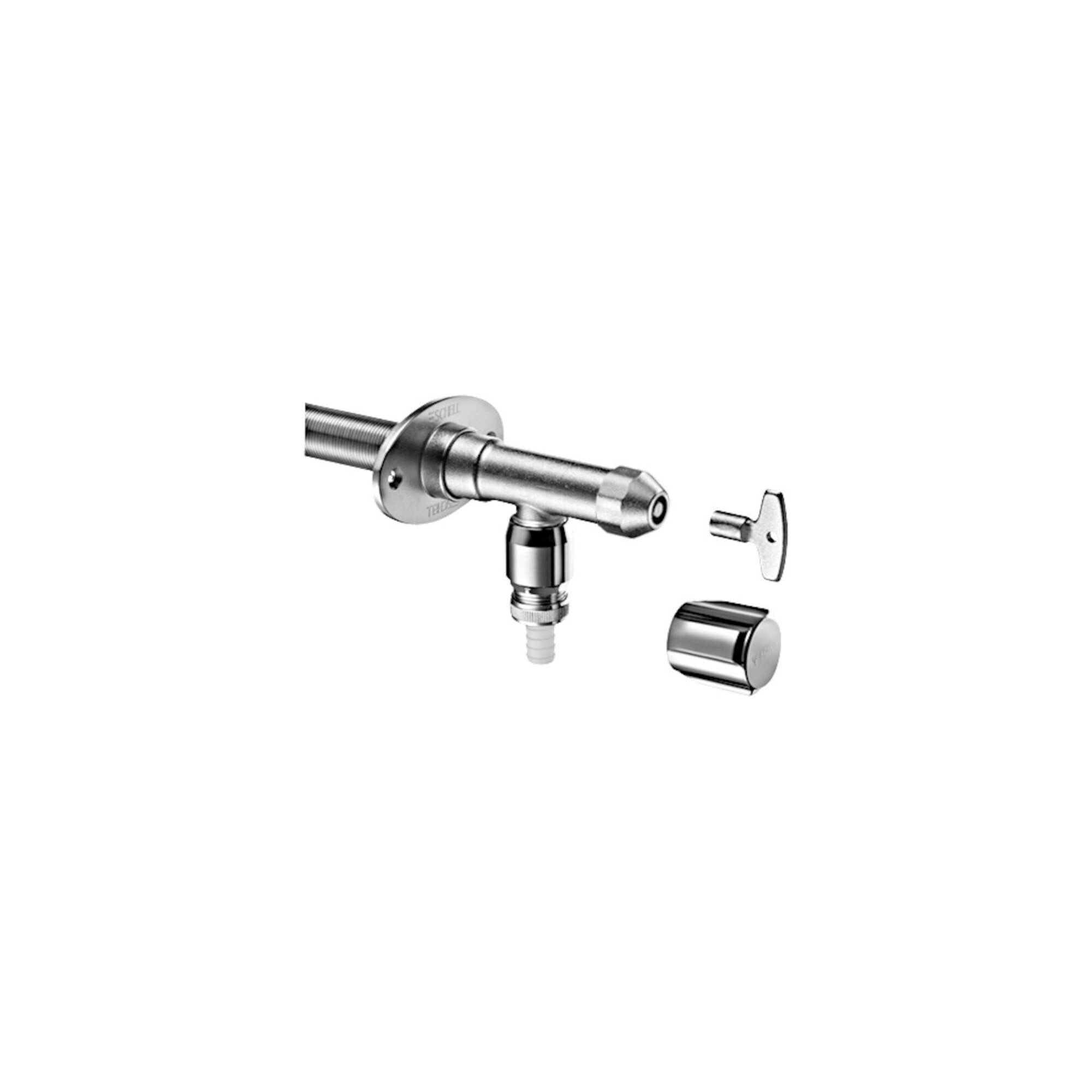 Schell Waschtischarmatur Schell Außenarmatur POLAR II DN 15, frosts., mvc, Inst.-Bausatz, o RB