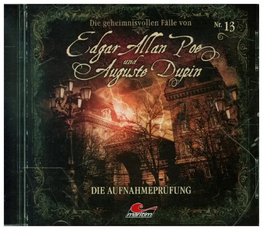 Hörspiel Die geheimnisvollen Fälle von Edgar Allan Poe und Auguste Dupin -...