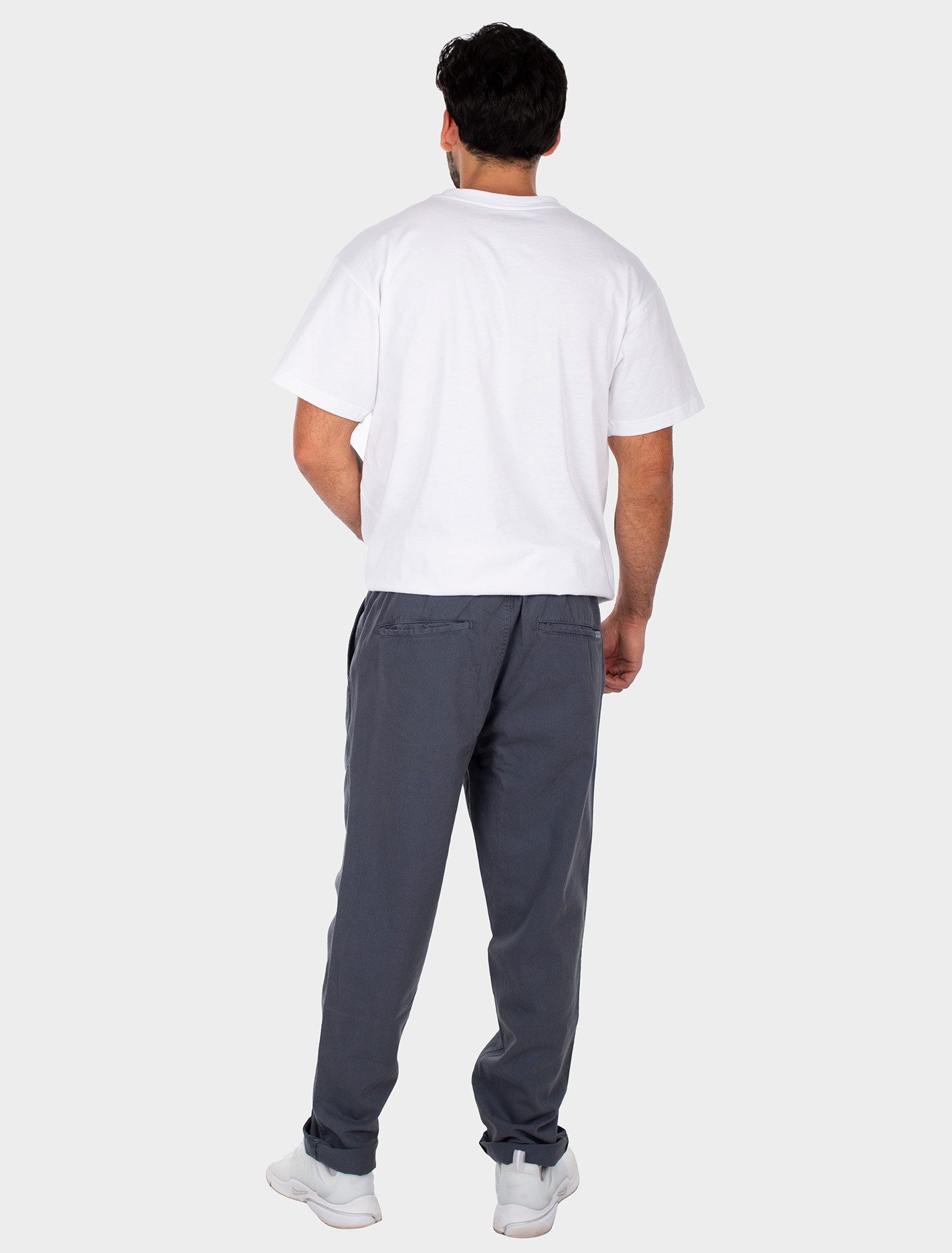 iriedaily Stoffhose - lockere Stoffhose - Straight fit - graue Basic Hose