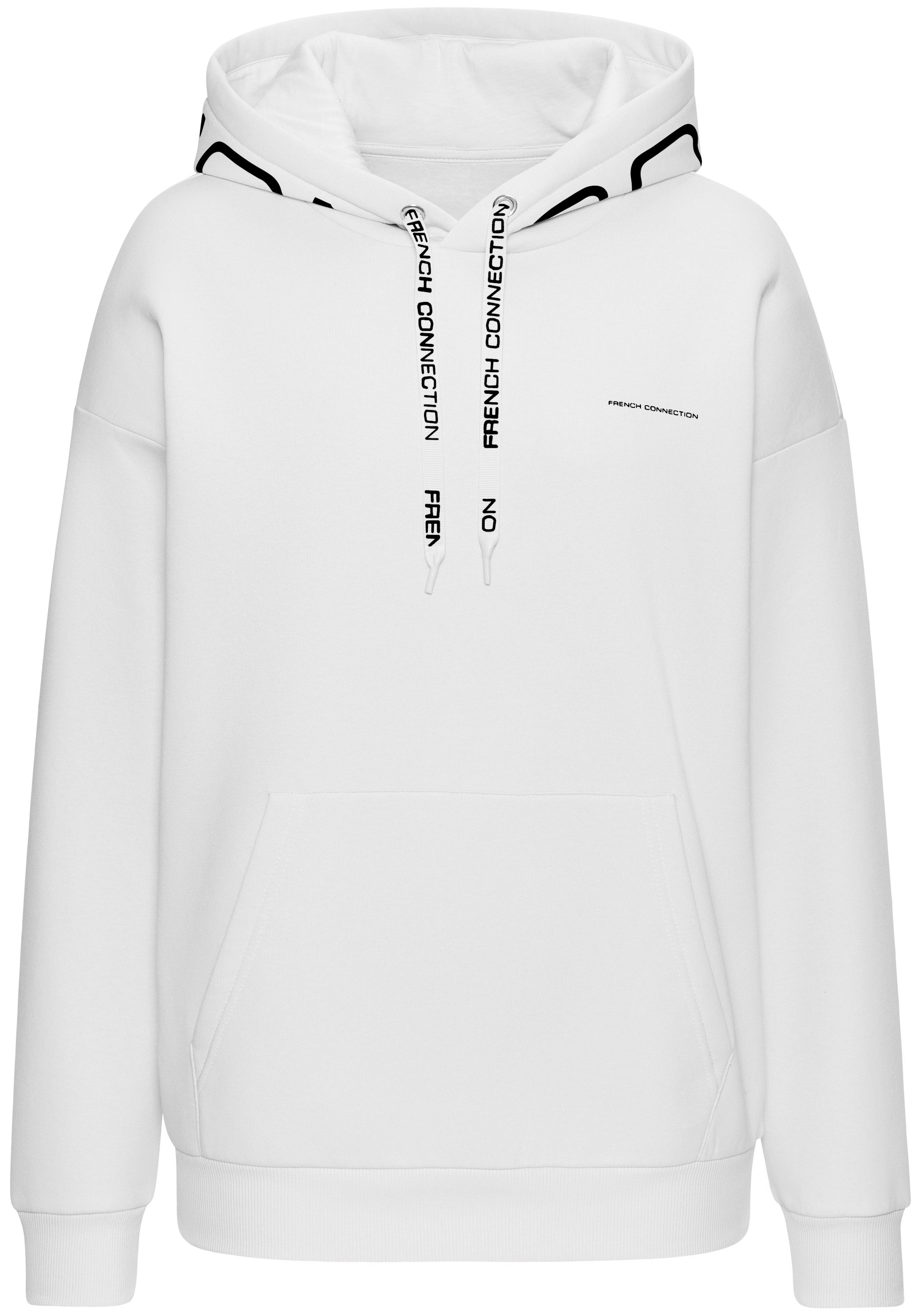 French Connection Kapuzenpullover mit Logodruck günstig online kaufen