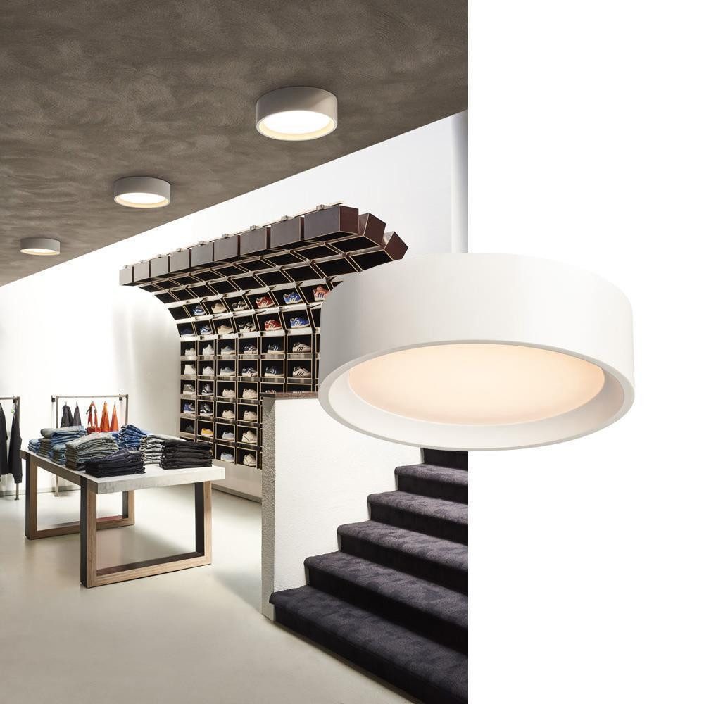 SLV Deckenleuchten Plastra LED Deckenleuchte, weiss, 3000K, LED