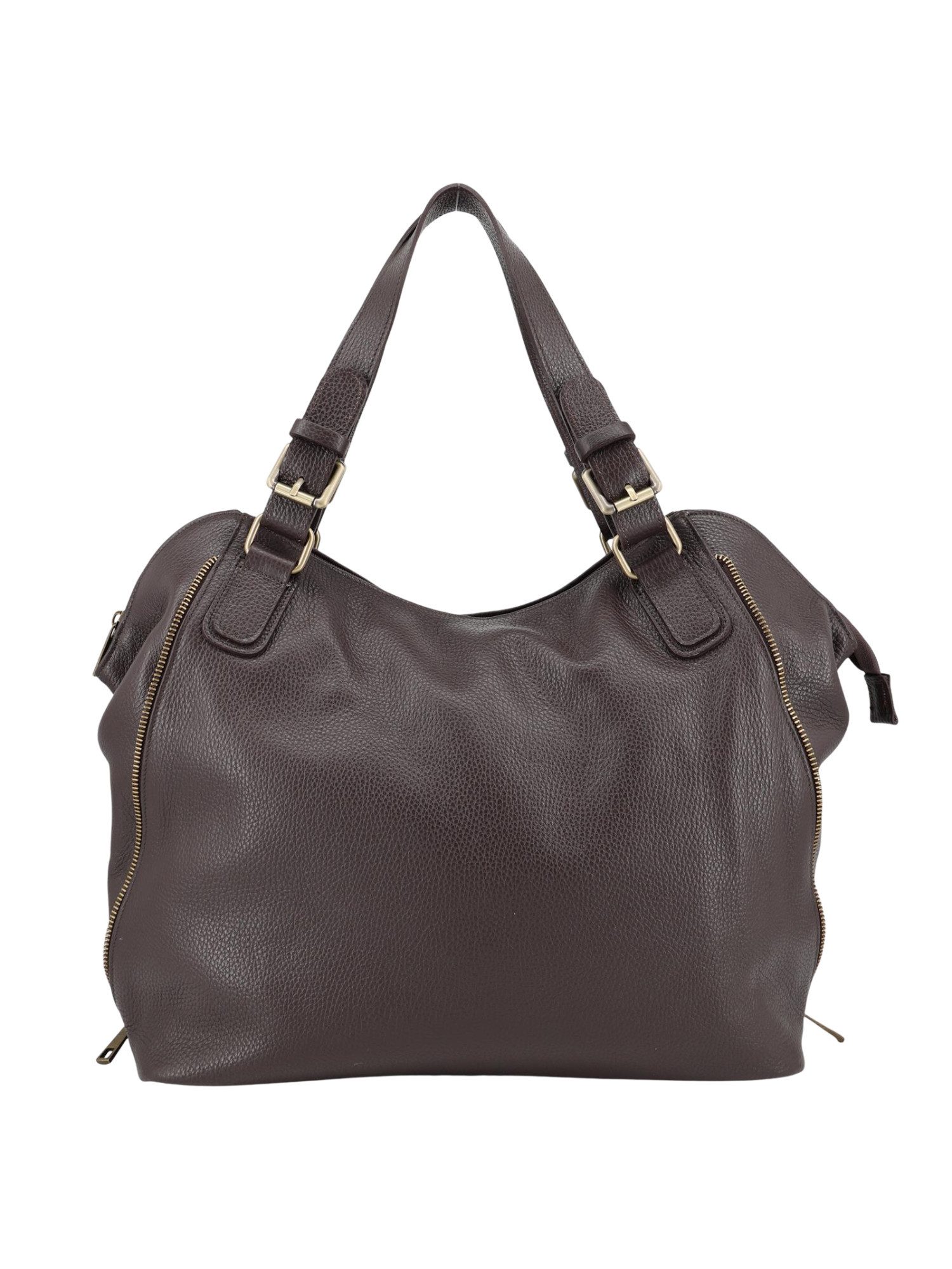 BRISE TASCHE Schultertasche Brise – Damen Schultertasche aus Echtleder & Wildleder (Einzelartikel, Einzelartikel), Hochwertige Verarbeitung aus Echtleder