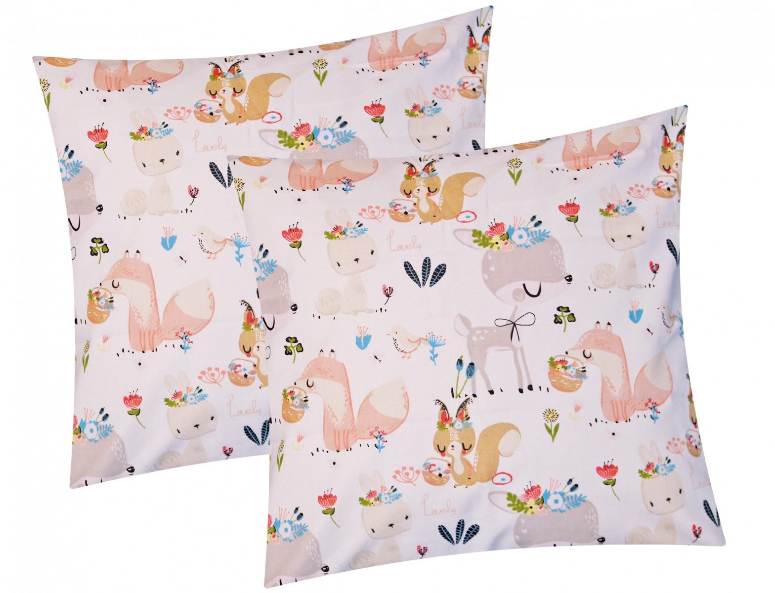 Heubergshop Kissenbezug, (2 Stück), 40x40cm Fuchs günstig online kaufen
