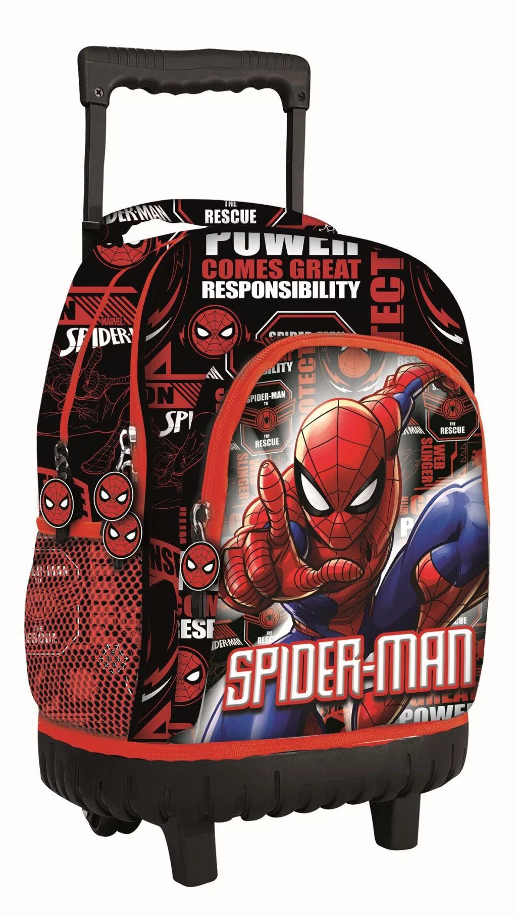 Kinderrucksack Spider-Man Fight On Premium Roll-Schultasche 44 cm