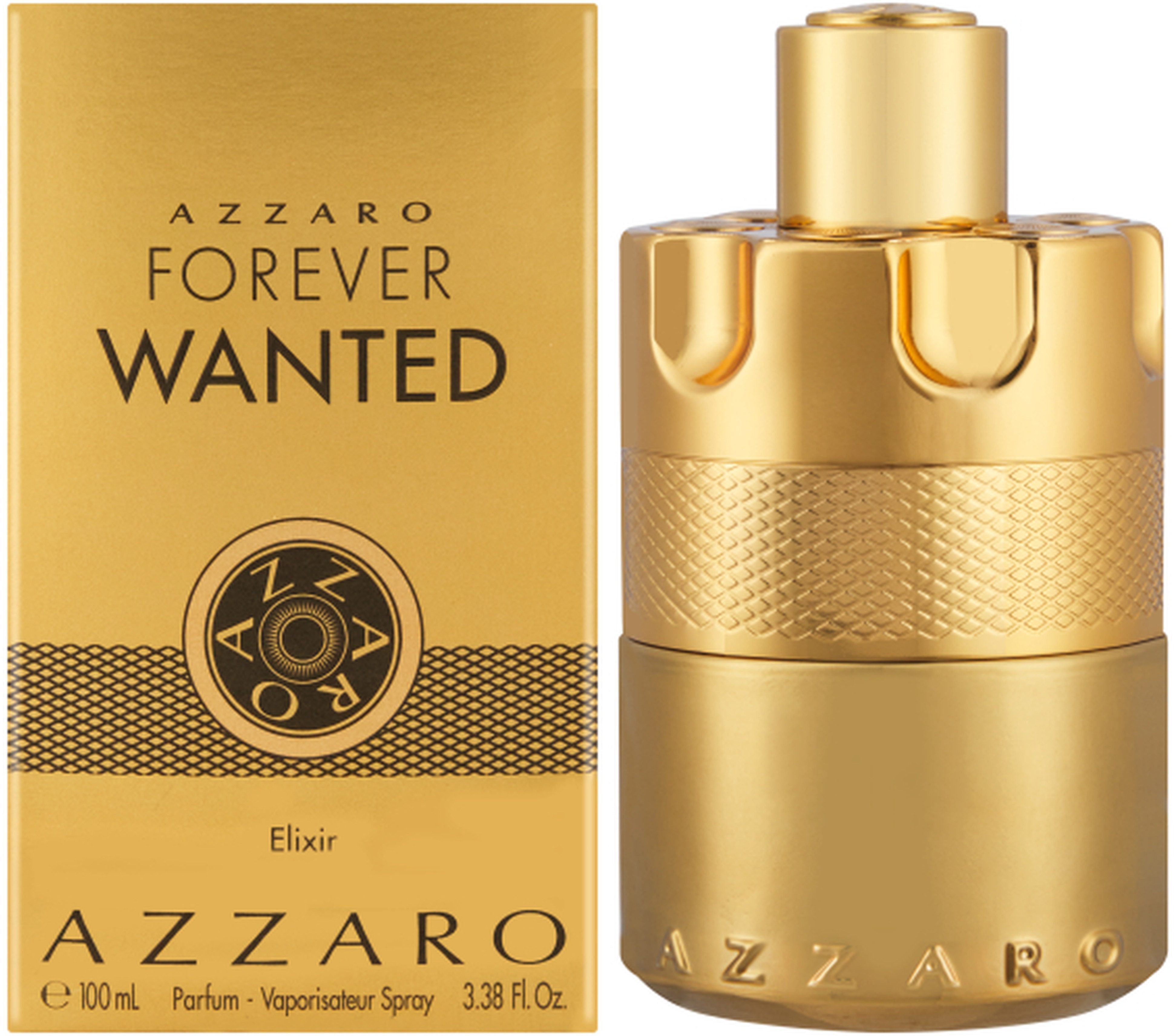 Azzaro Parfum Forever Wanted Elixir Parfum Herren Spray, Fruchtig-würziger Duft mit Himbeere, Vetiver und Kardamon