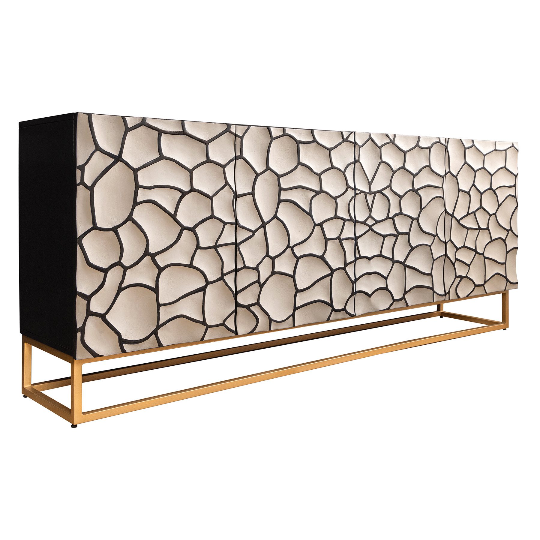 riess-ambiente Sideboard VULCANO 180cm weiß / günstig online kaufen