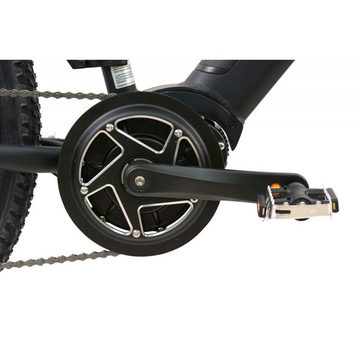 LLobe E-Bike E-Bike RapidRide schwarz 250 W Mittelmotor 27,5 Zoll 7-Gang Rahmen, 7 Gang, Kettenschaltung