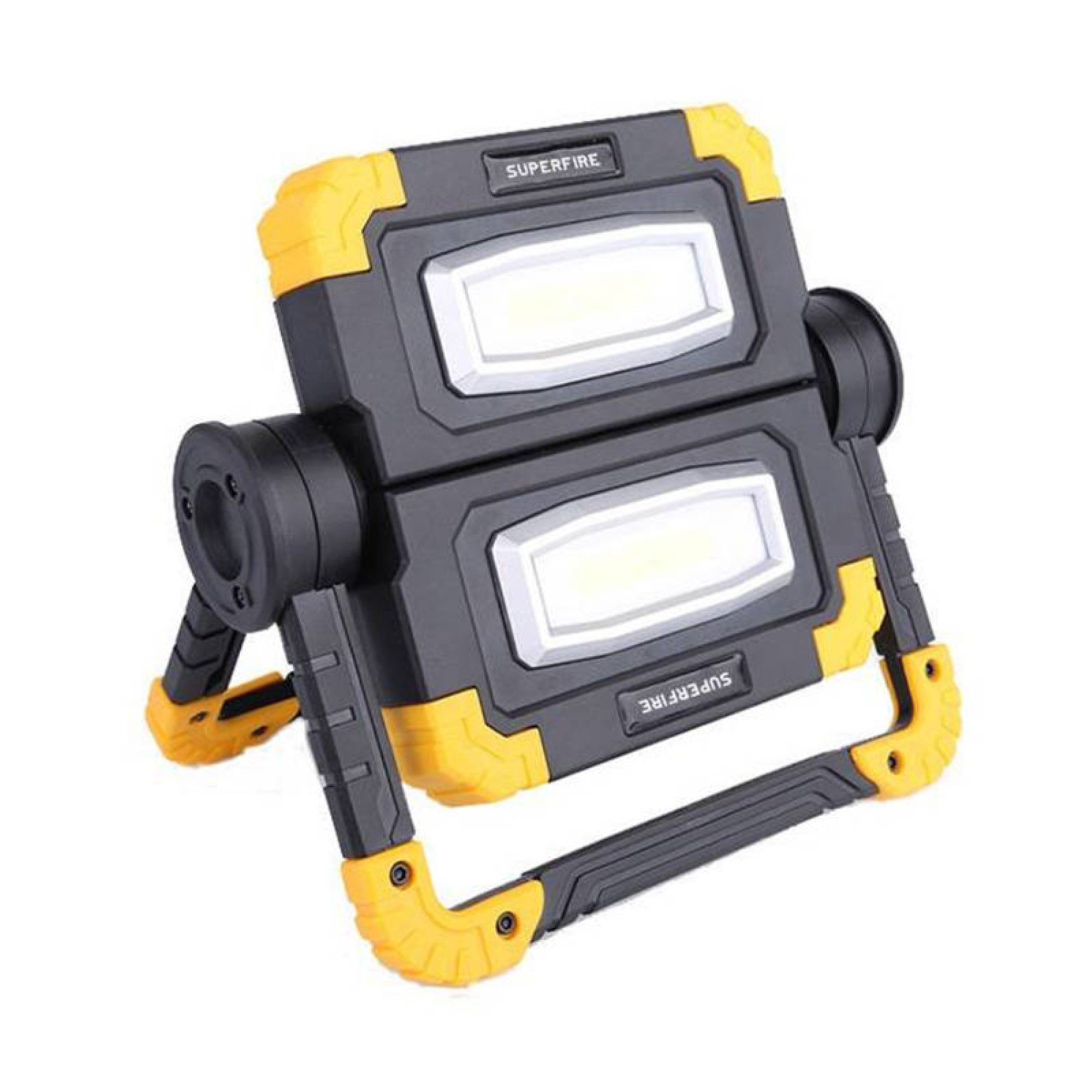 Superfire Taschenlampe Doppelseitige Werkstatt-Taschenlampe 1600lm mit schwenkbarem Design (1-St)