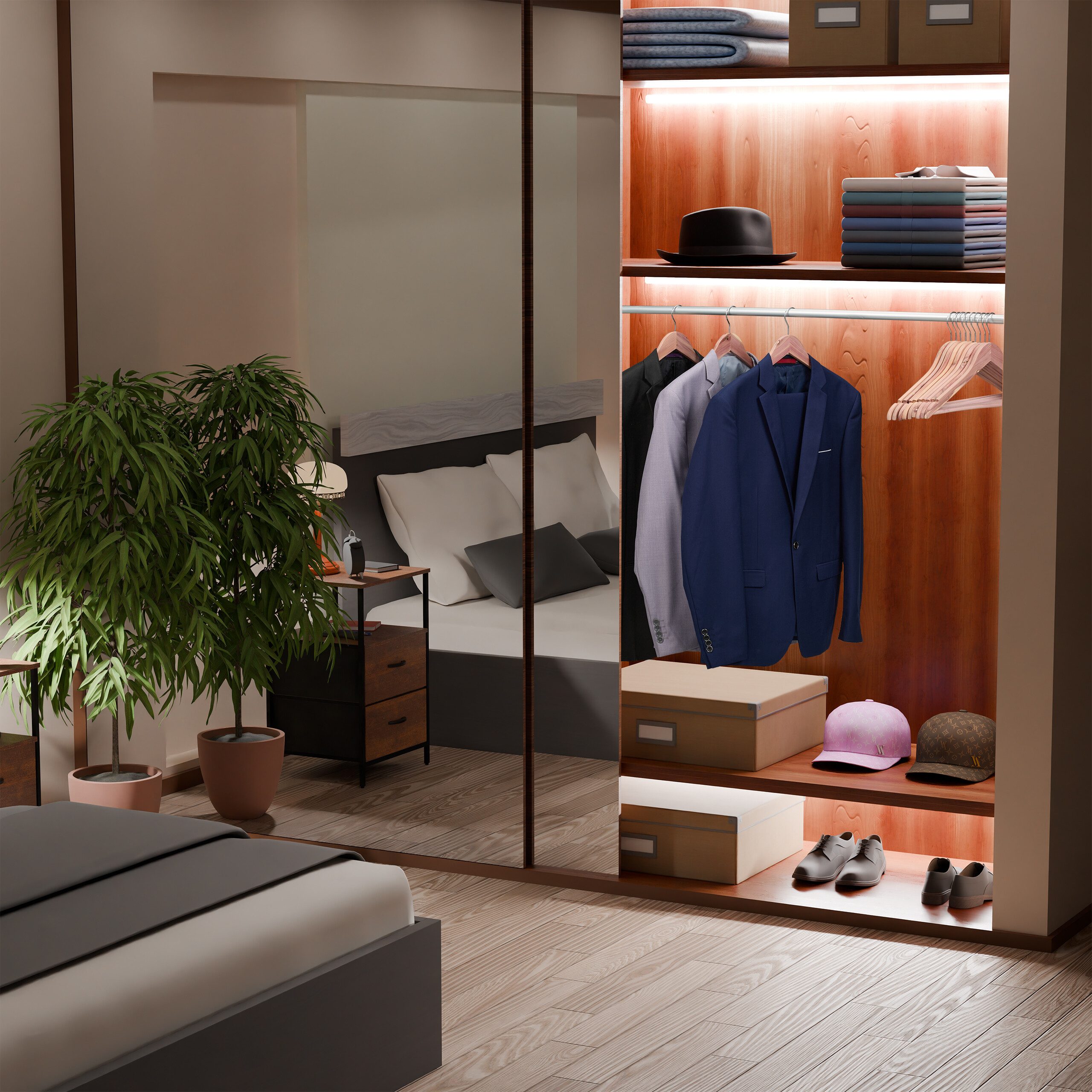 relaxdays Kleiderbügel Zedernholz 12er Set, (12-tlg) günstig online kaufen