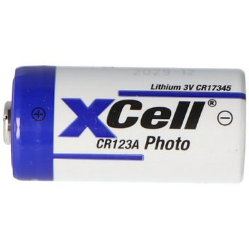 XCell XCell Photobatterie CR123A Lithium Batterie 3 Volt max. 1550mAh, 34,5 Fotobatterie, (3,0 V)