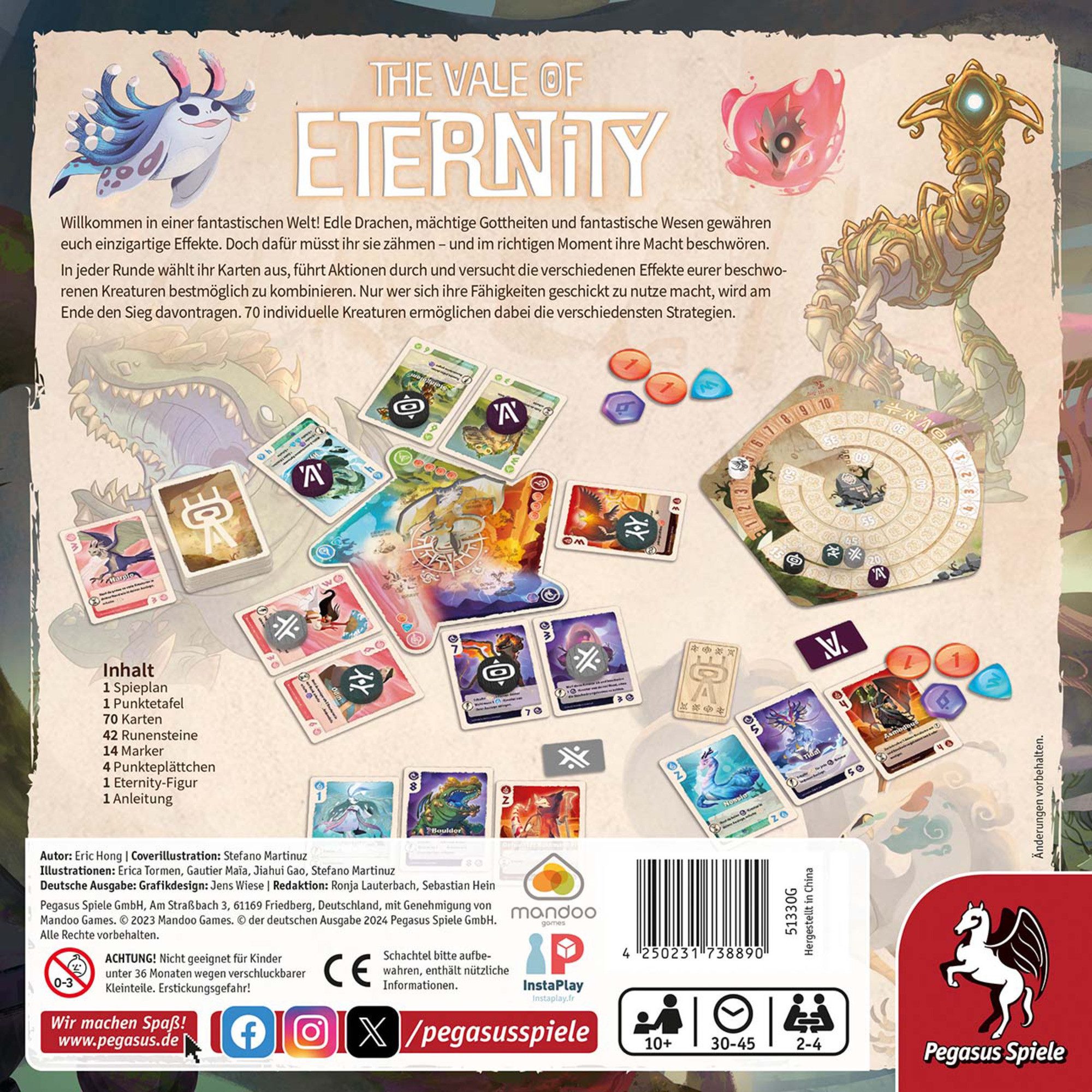 Pegasus Spiel Pegasus The Vale of Eternity, Brettspiel