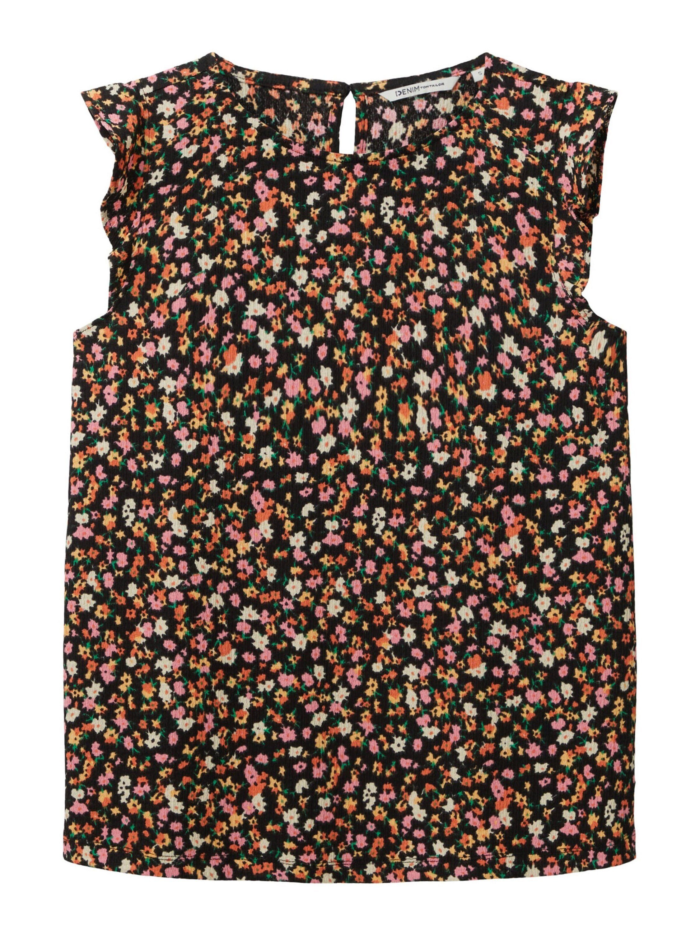 TOM TAILOR Denim Tanktop (1-tlg) Cut-Outs