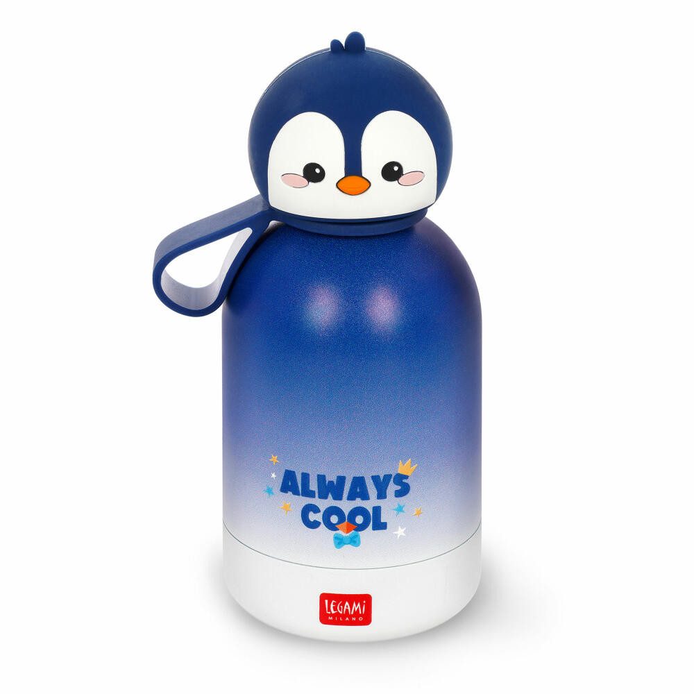 Legami Thermoflasche Hot&Cold Penguin, 310 ml
