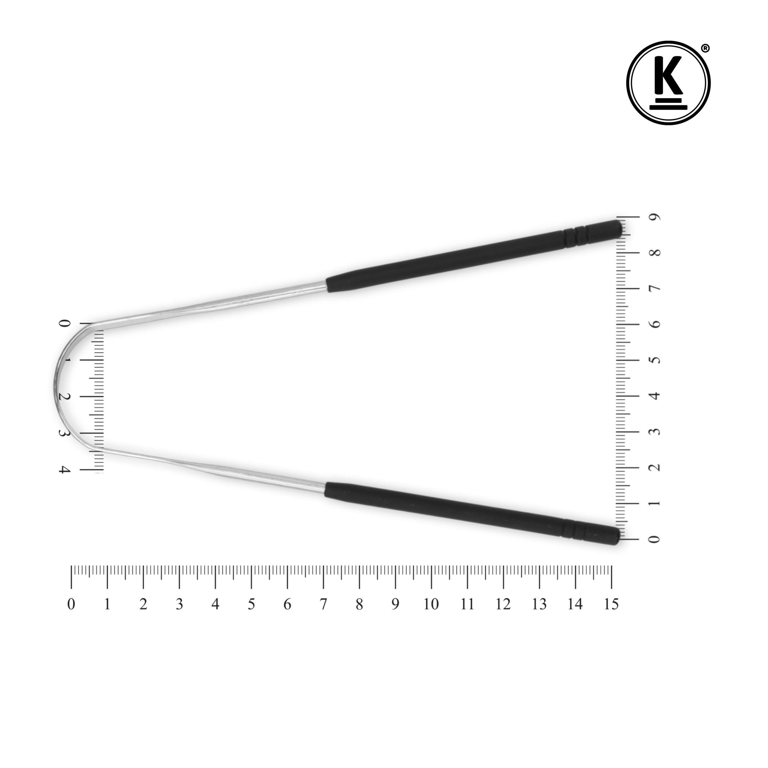 K-Pro Zungenreinigeraufsatz Zungenschaber, Zungenreiniger für frischen Atem, Set, 2er, zungenpflege mundgeruch, zungenreinigung tool