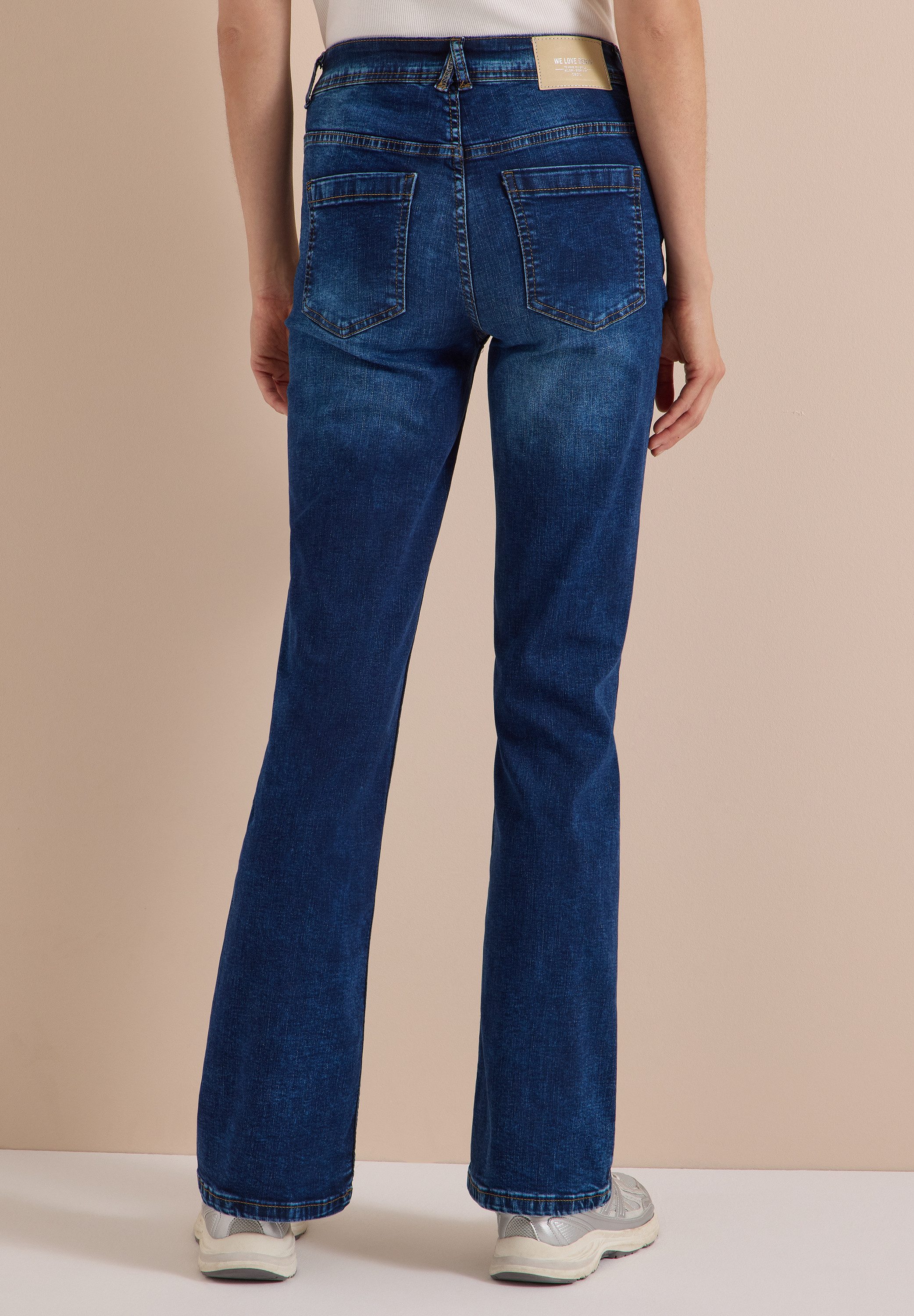 CECIL Slim-fit-Jeans High Waist