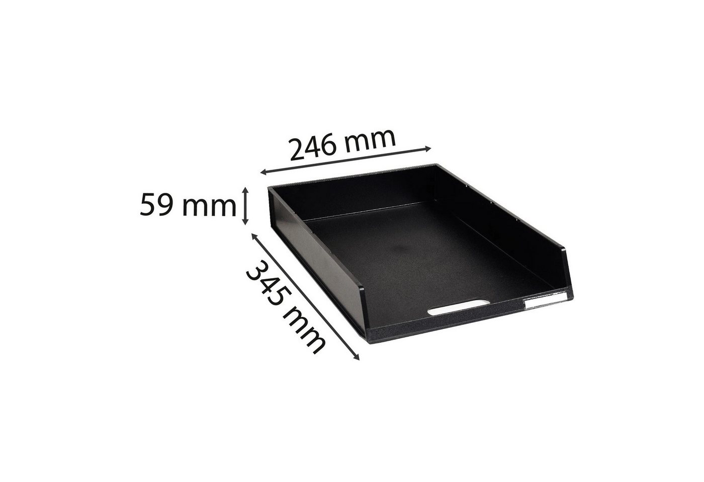 Thumbnail - EXACOMPTA Briefablage 6x Briefablage C4 - Schwarz - 11014D, Briefkörbe