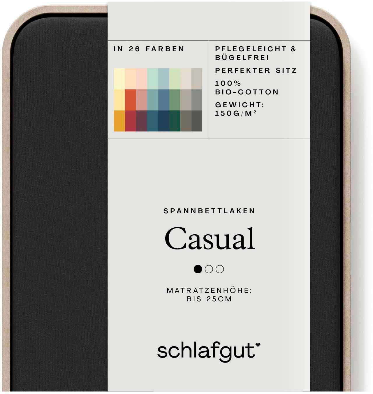 Schlafgut Spannbettlaken CASUAL u.a. in Gr. günstig online kaufen