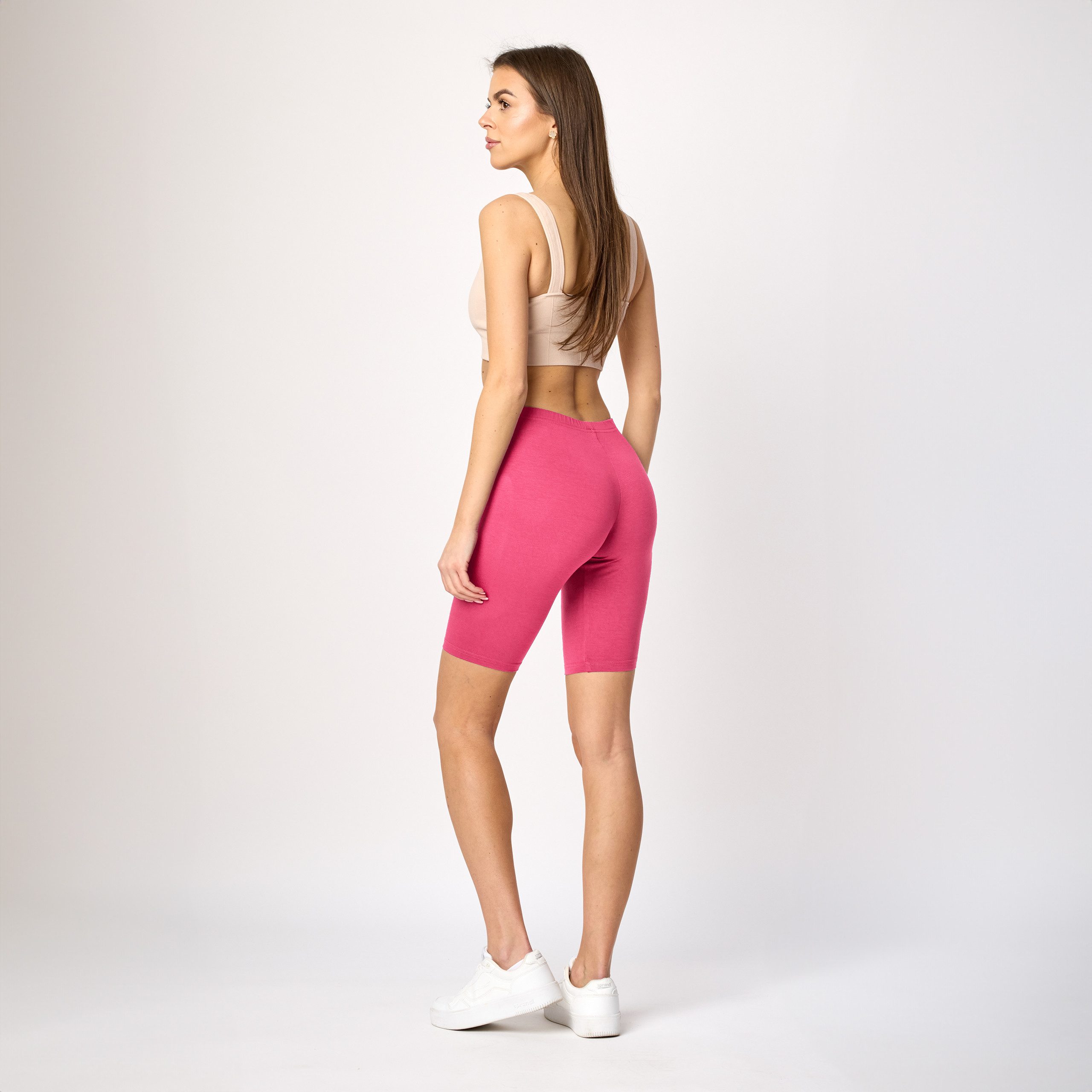 Bellivalini Leggings Damen Shorts aus Viskose BLV50-149 (1-tlg) elastischer Bund