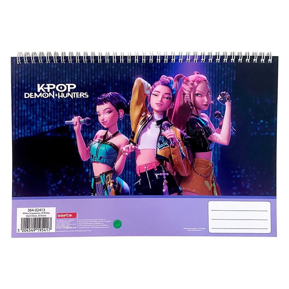 Giovas Notizbuch K-pop Demon Hunters Hunterx A/4 Spiral-Notizbuch